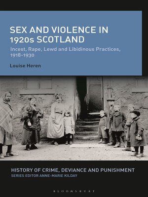 cover image of Sex and Violence in 1920s Scotland